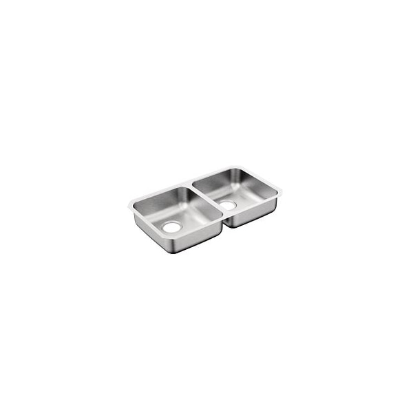 31-1/4"X18" Stainless Steel 20 Gauge Double Bowl Sink